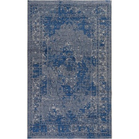 Safavieh Palazzo Power Loomed Rectangle Rug- Light Grey - Anthracite- 8 x 11 ft. PAL128-78121-8